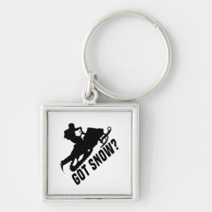 Snowmobile Keychain