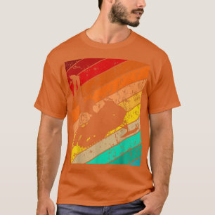Snowmobile Motor Sledge Snow Motorcycle Vintage Re T-Shirt