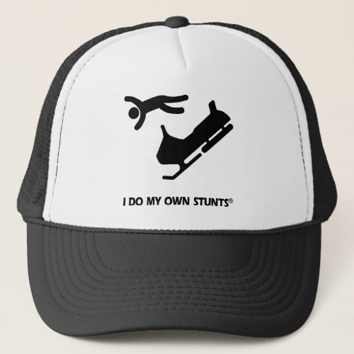 Snowmobile My Own Stunts Trucker Hat