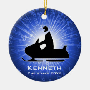 Snowmobile Ornament