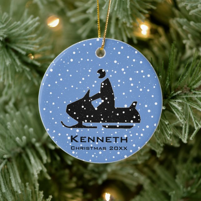 Snowmobile Ornament (Tree)