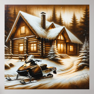 Snowmobile Poster