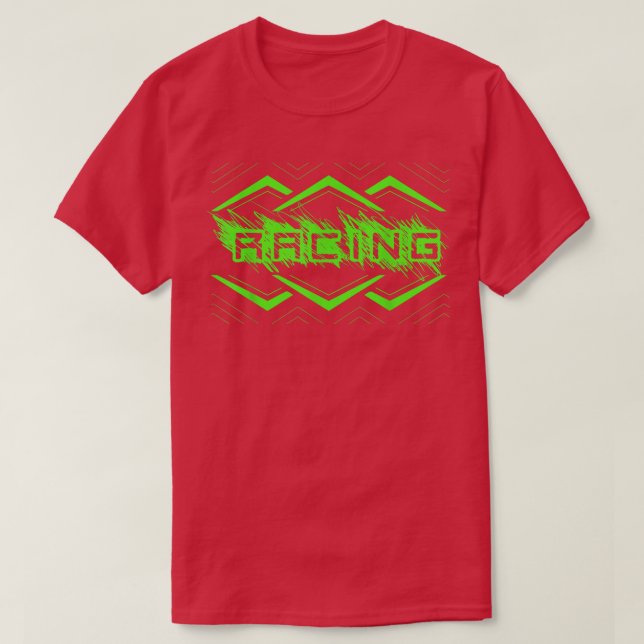 Snowmobile Racing Graphic Dirt Track Racing Race T T-Shirt (Design Front)