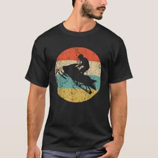 Snowmobile Retro Style Snowmobiling T-Shirt