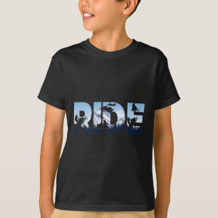 Snowmobile Ride Snow Mountain Motor Sled Winter Sp T-Shirt
