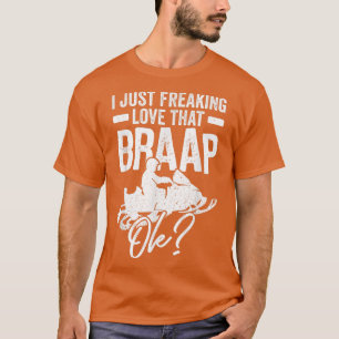 Snowmobile Riding And Snowmobile Motor Sled T-Shirt