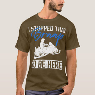Snowmobile Riding For Motor Sled And Skimobile Fan T-Shirt