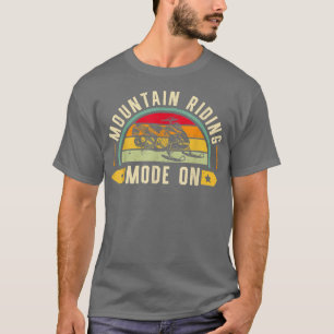 Snowmobile Riding Sled Mountain Riding Mode On T-Shirt