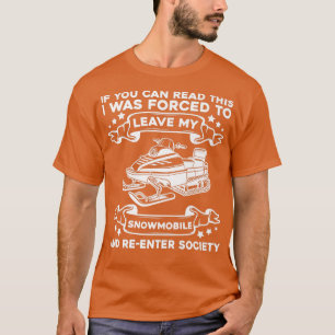 Snowmobile Sledding Winter Snow Machine Snowmobil T-Shirt