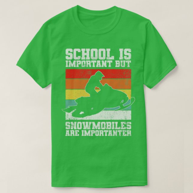 Snowmobile T-Shirt (Design Front)