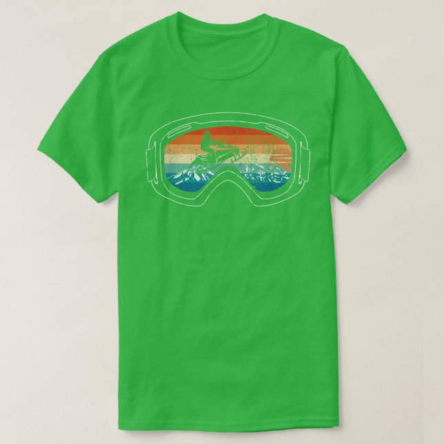Snowmobile winter design  for snowmobile fans snow T-Shirt (Design Front)