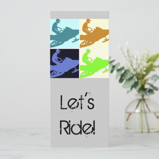 Snowmobiler/Let's Ride! (Standing Front)