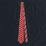 Snowmobiles Patterned Red, White and Blue Neck Tie<br><div class="desc">This patterned necktie is festive enough for Christmas, but with its snowmobile pattern you can wear this snow sports tie all winter long. It features a pattern of snowmobiles, snowy mountains and fluffy clouds in shades of blue and ivory or cream set against a red background. The reverse side has...</div>