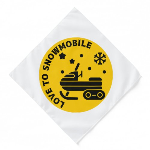 Snowmobiling 50  bandana