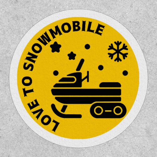 Snowmobiling 50  patch