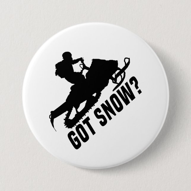 Snowmobiling Button (Front)