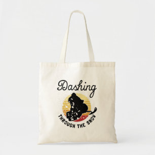 Snowmobiling - Dashing Through The Snow Tote Bag