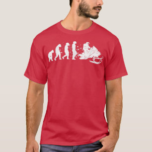 Snowmobiling Evolution Snow-motorcycle Snowmobile8 T-Shirt
