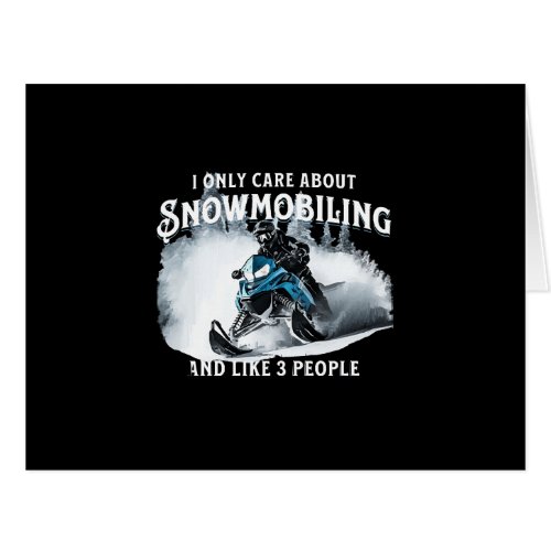Snowmobiling Funny Snowmobile 