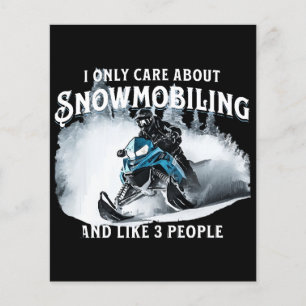 Snowmobiling Funny Snowmobile 