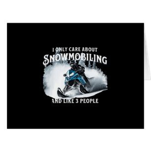 Snowmobiling Funny Snowmobile Cards