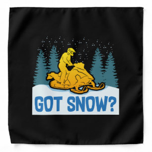Snowmobiling - Got Snow Funny Snowmobiling Bandana