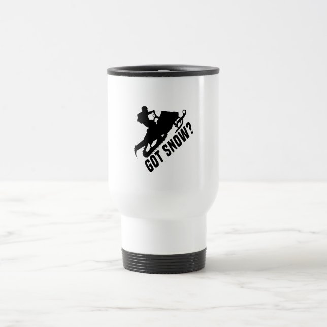 Snowmobiling - Got Snow Snowmobile Gifts Travel Mug (Center)