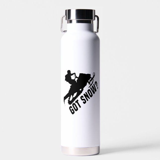 Snowmobiling - Got Snow Snowmobile Gifts Water Bottle (Front)