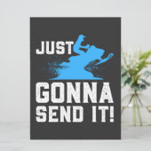 Snowmobiling - Just Gonna Send It (Standing Front)