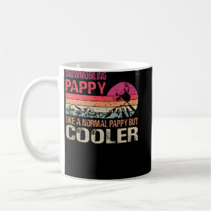 Snowmobiling Pappy Like A Normal Pappy But Cooler  Coffee Mug