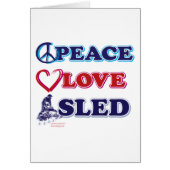 Snowmobiling/Peace,Love,Sled (Front)