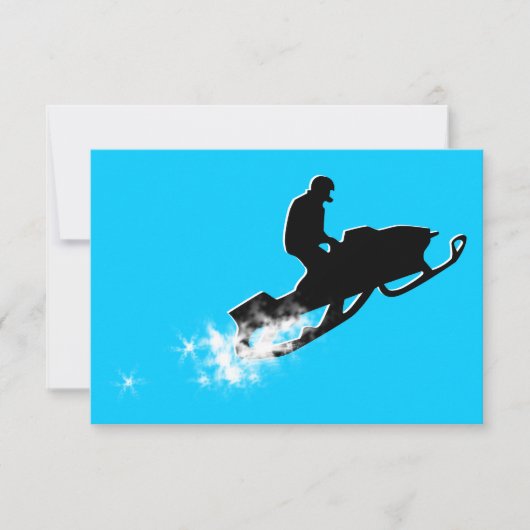 snowmobiling : powder trail (Front)