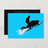 snowmobiling : powder trail (Front/Back)