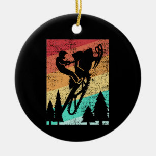 Snowmobiling Snowmobilie Ceramic Ornament