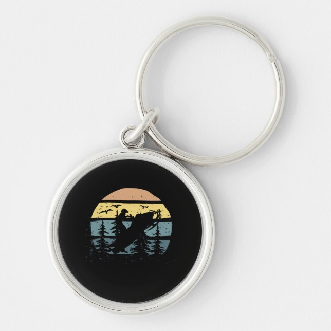 Snowmobiling Snowmobilie Keychain (Front)