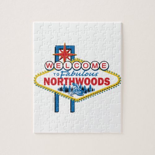 SnowmobilingWelcome to the Fabulous Northwoods Jigsaw Puzzle