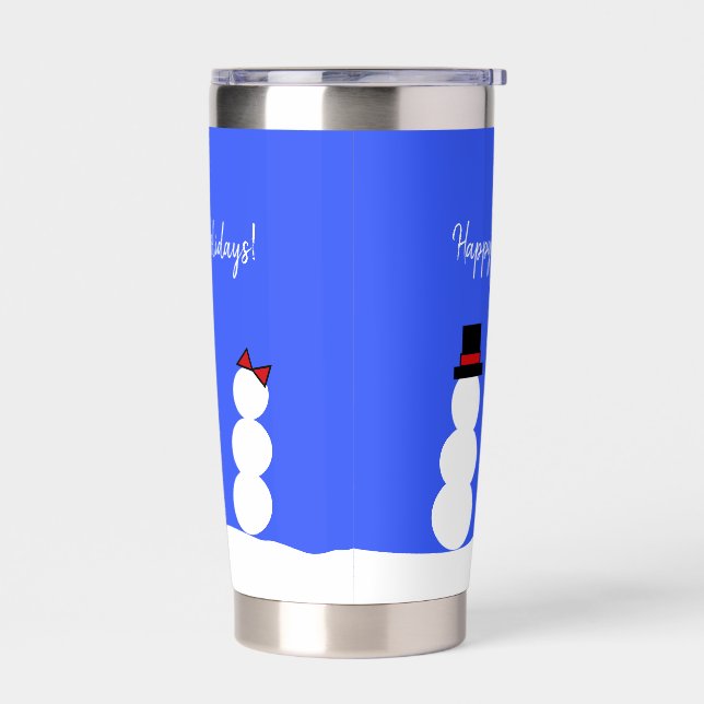 Snowpeople Insulate Tumbler (Left)
