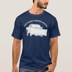 Snowplowing Pickup Truck with Plow Snowplow T-Shirt