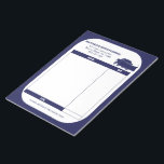 Snowplowing Snow Plow Business Receipt Invoice Notepad<br><div class="desc">This custom printed receipt note pad or invoice form is perfect for your snowplowing business. It features a professional navy blue and white color scheme with an illustration of a pickup truck with a plow. Use the template fields to personalize this pad with your business name, address and phone number...</div>