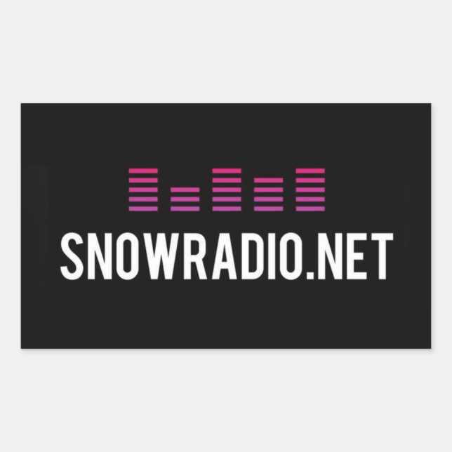 SNOWRADIO Sticker (Front)