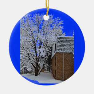 Snowscapes of New Jersey Ceramic Ornament