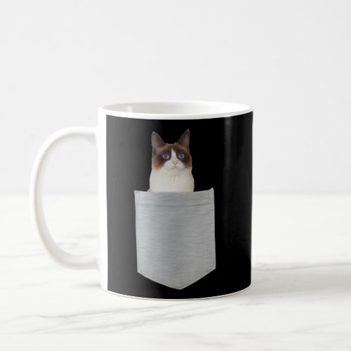 Snowshoe Cat In Your Pocket Coffee Mug
