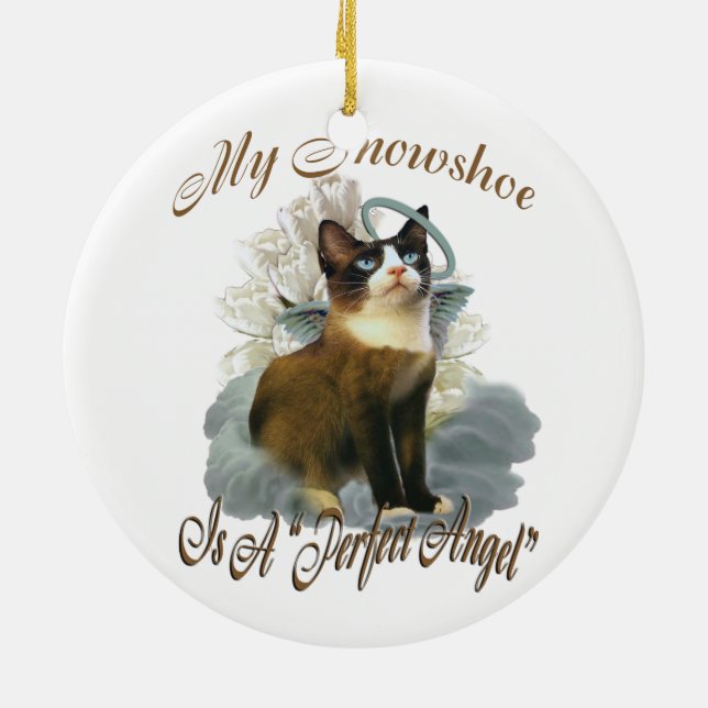 Snowshoe Cat Ornaments (Back)