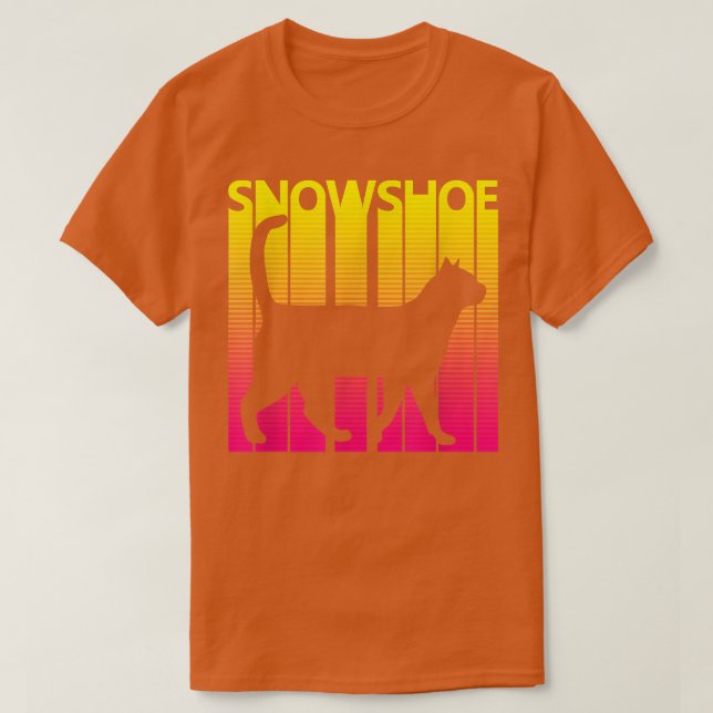 Snowshoe cat owner gift  T-Shirt (Design Front)