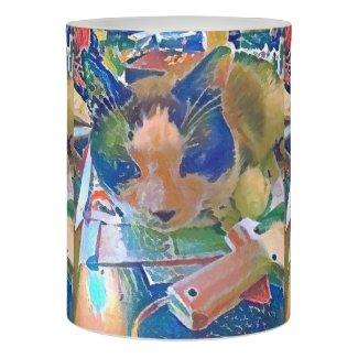 snowshoe crafting kitty flameless candle