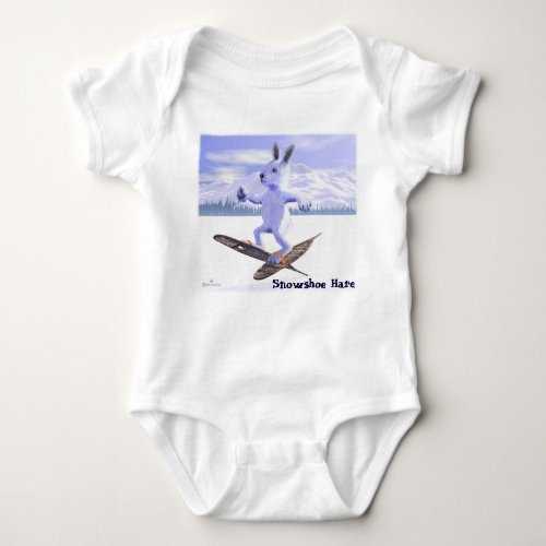 Snowshoe Hare Baby Bodysuit