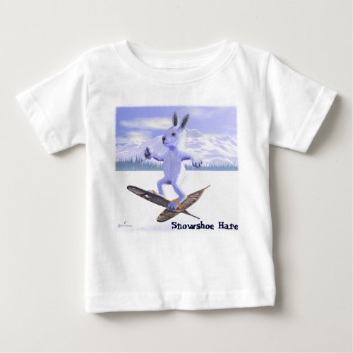 Snowshoe Hare Baby T_Shirt