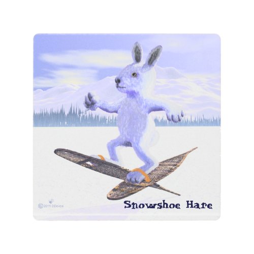Snowshoe Hare Metal Print