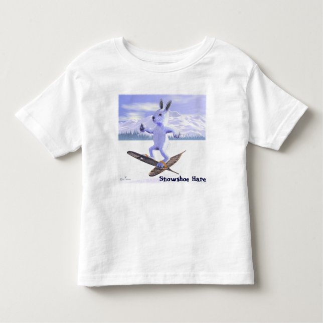 Snowshoe Hare Toddler T-shirt (Front)