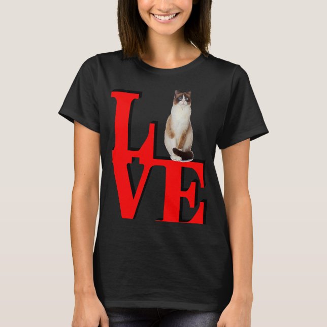 Snowshoe Love Park I love my Cat T-Shirt (Front)